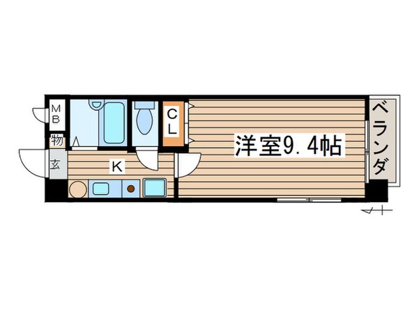 アビタシオン船原の物件間取画像